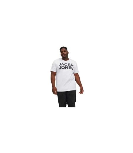 T-shirt Manches Courtes Motif/style Logo Homme Blanc Jack And Jones