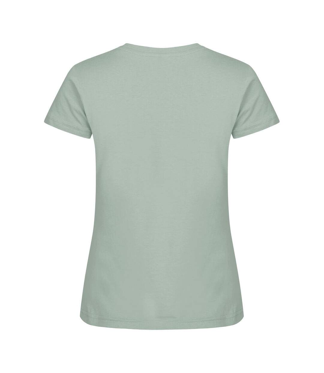 T-shirt Basic Femme Vert Sauge Clique-2