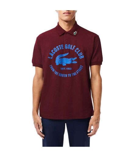 Polo homme rouge Lacoste