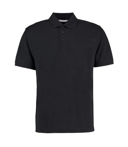 Polo À Manches Courtes Homme Noir Kustom Kit
