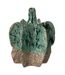 Vase Déco en Céramique Naga 30cm Bleu Azur-1
