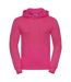 Sweat à capuche adulte fuchsia Russell