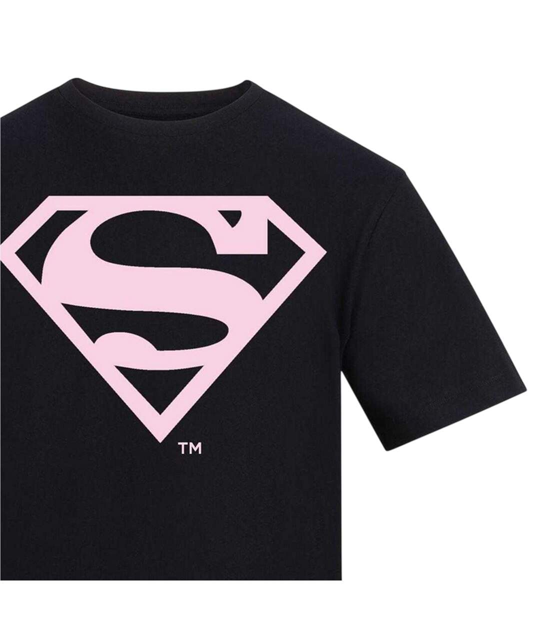T-shirt Motif/style Logo Adulte Noir Superman-3