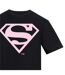 T-shirt Motif/style Logo Adulte Noir Superman-3