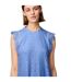 Robe Courte Décontracté Olline Femme Bleu Hortensia Pieces-4