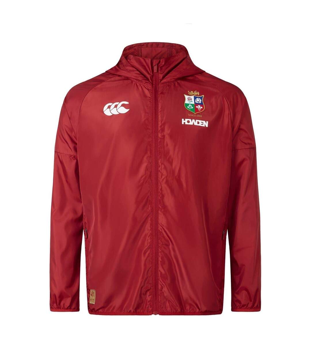 Mens British And Irish Lions 2024 Raincoat Red Dahlia Canterbury-2