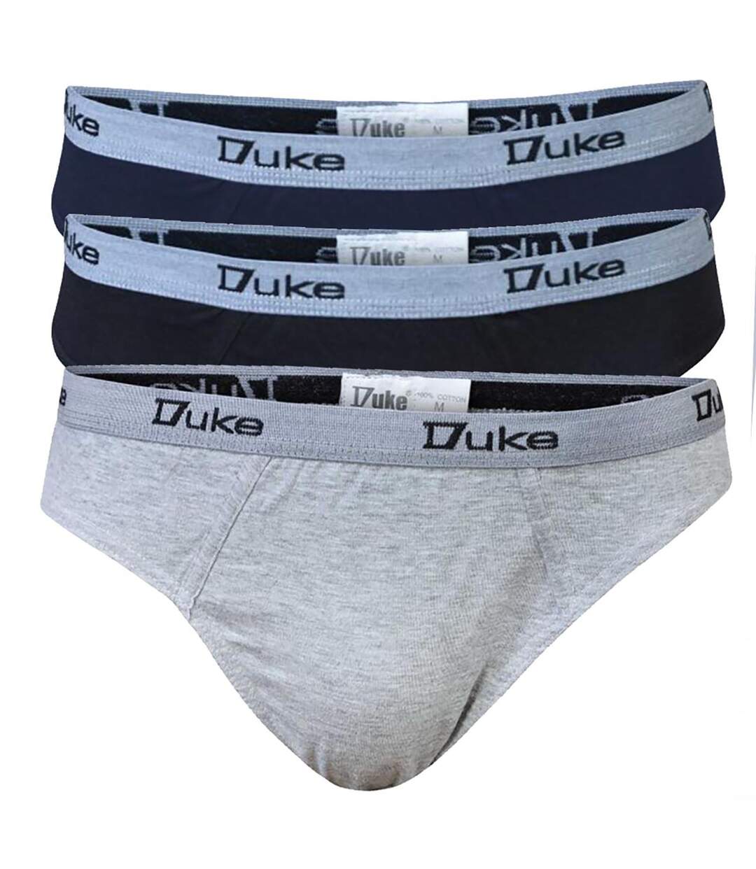 Duke London - Slips grande taille - Homme (Noir/gris/bleu marine) - UTDC107