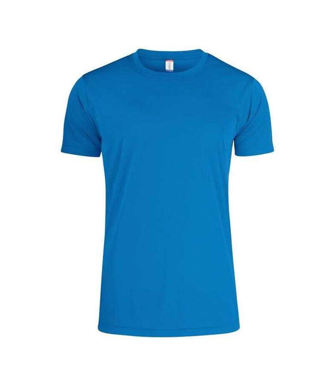 Mens Basic Active T-shirt Royal Blue Clique-1