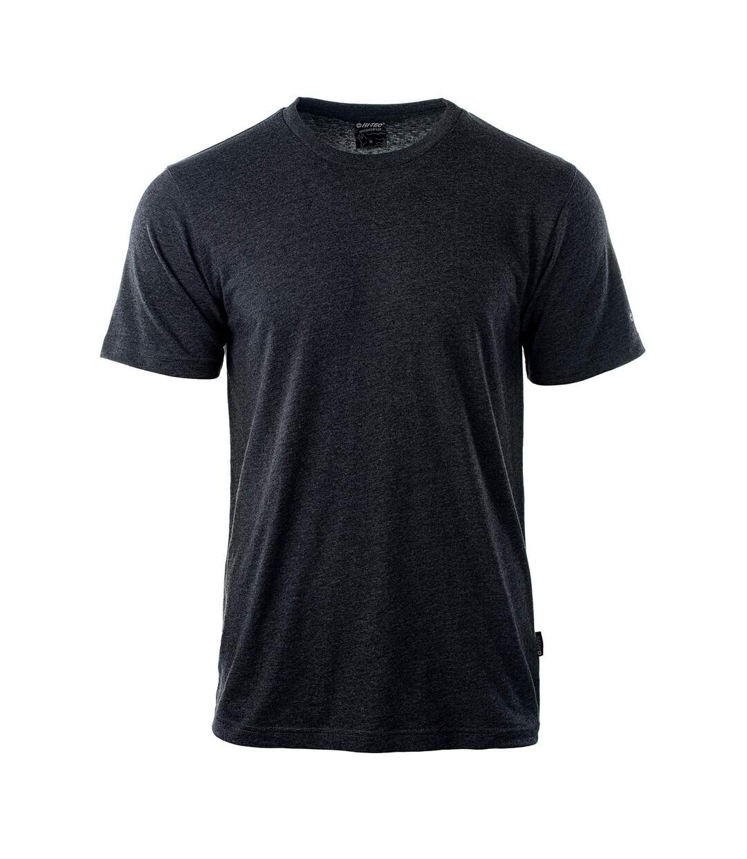 T-shirt Motif/style Uni Homme Gris Foncé Chiné Hi-Tec-1
