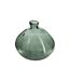 Vase Rond En Verre Recyclé Ballon 22cm Kaki-1