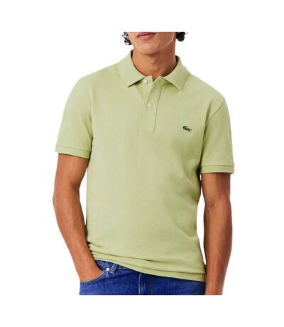 Polo vert homme lacoste  slim fit petit
