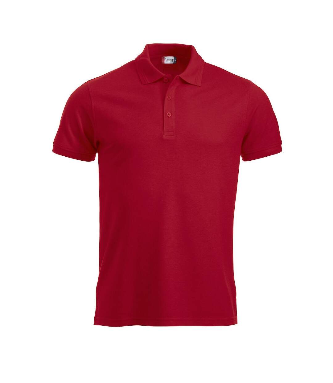 Mens manhattan polo shirt red Clique