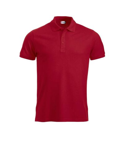 Clique Mens Manhattan Polo Shirt (Red) - UTUB477