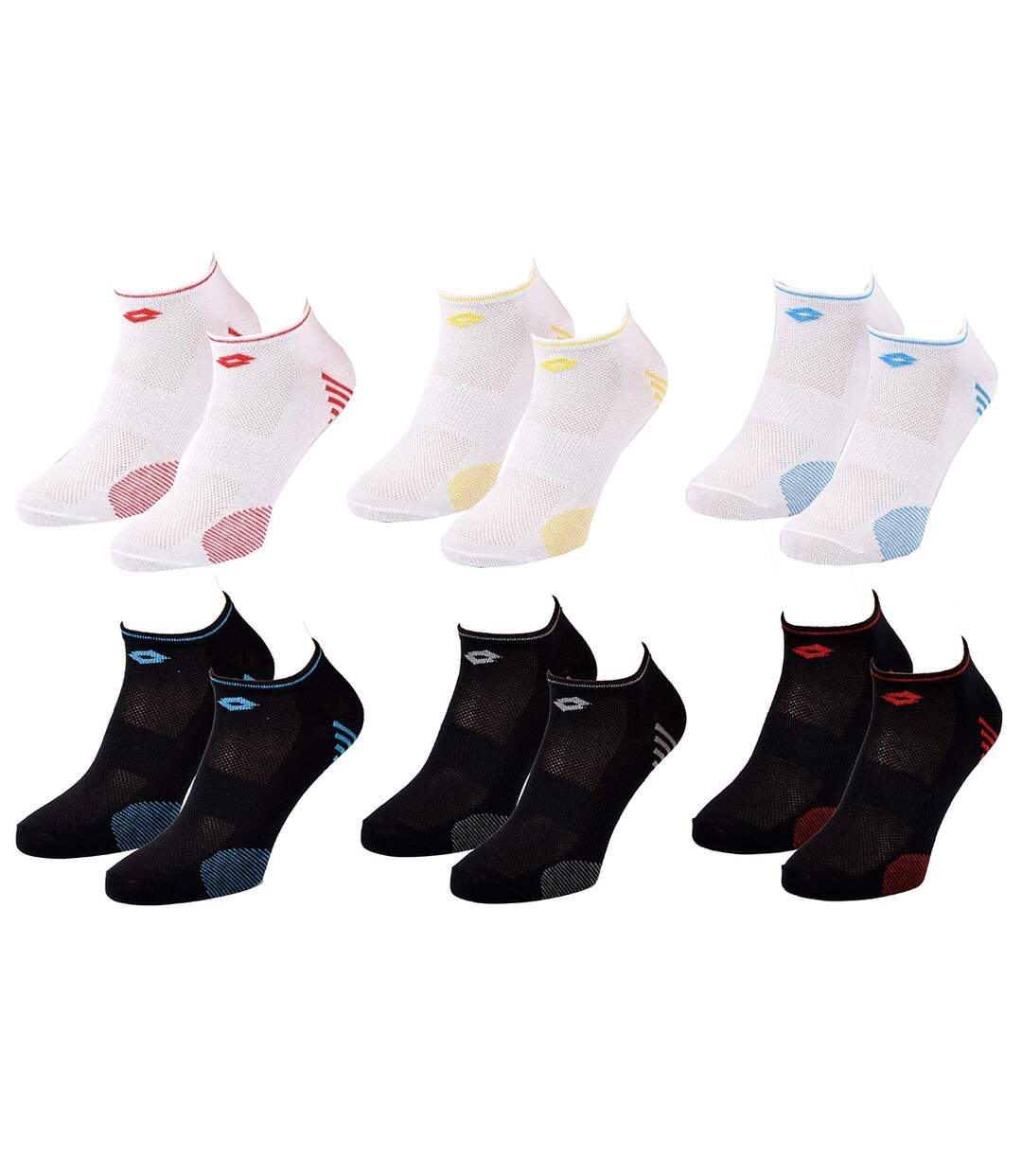 Chaussettes Homme LOTTO Pack de 6 paires SNEAKER 4514