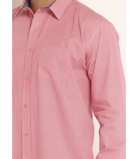 Chemise faux uni à manches longues