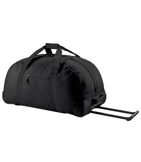 BagBase Classic Wheelie Holdall / Duffel Travel Bag (Black) (One Size)