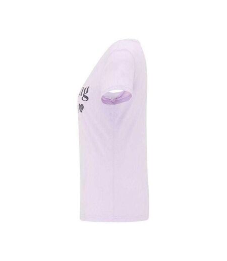 T-shirt Alexia Femme Violet Clair Mustang