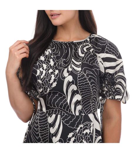 Robe courte manches bouffantes faridda femme noir Ted Baker