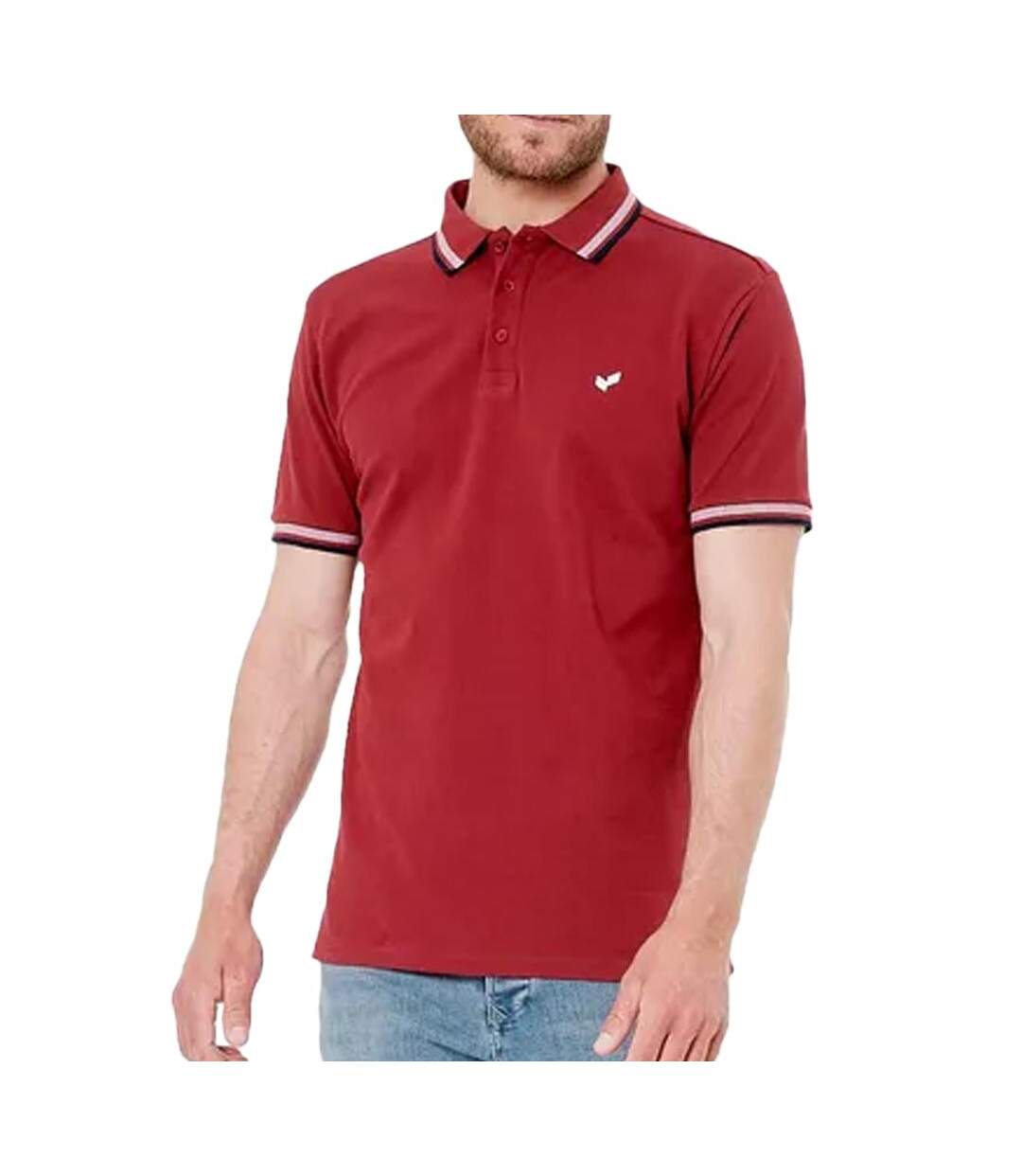 Polo rouge homme kaporal rayoce23-1