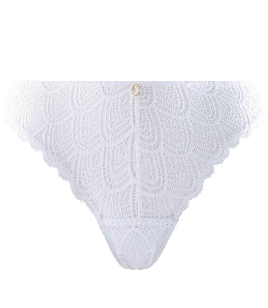 Tanga blanc Justine dentelle