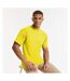 T-shirt À Manches Courtes Homme Jaune Russell-1