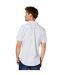 Mens geo dot print short-sleeved shirt white Maine