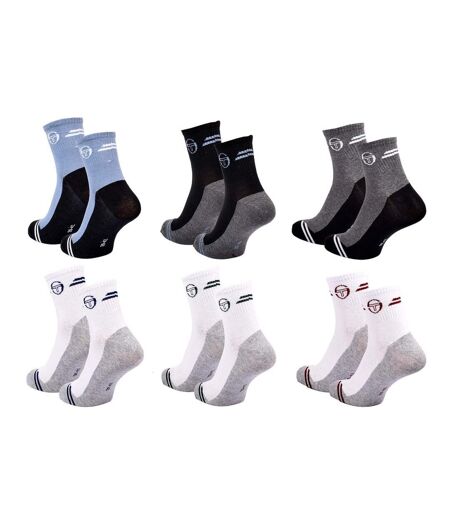 Chaussettes SERGIO TACCHINI QUARTER - Pack de 6