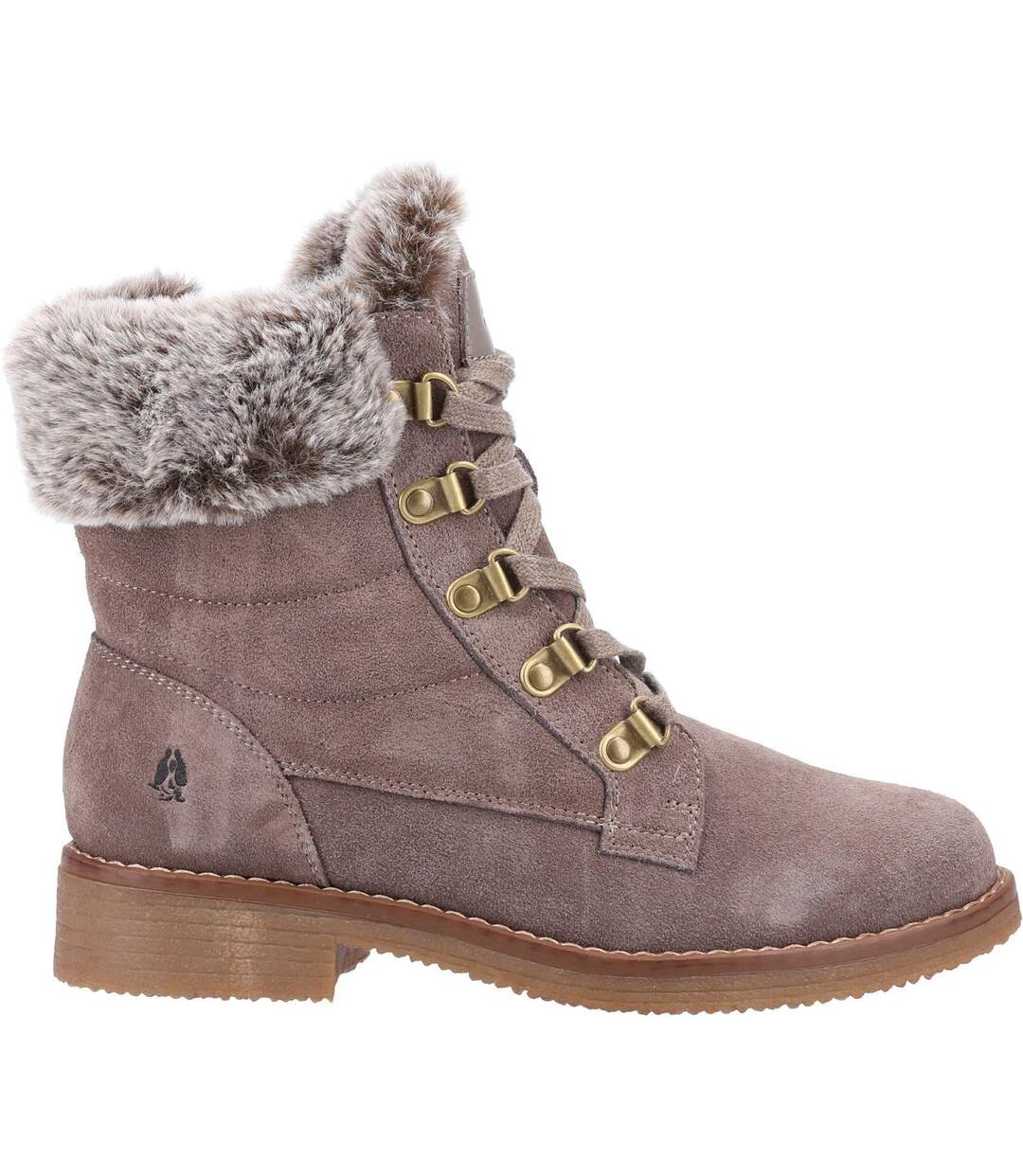Hush Puppies Womens/Ladies Florence Mid Boots (Taupe) - UTFS8285