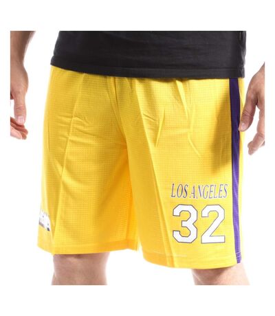 Los Angeles 32 Short de Baskets Jaune Sport Zone Homme 2023/2024 - L