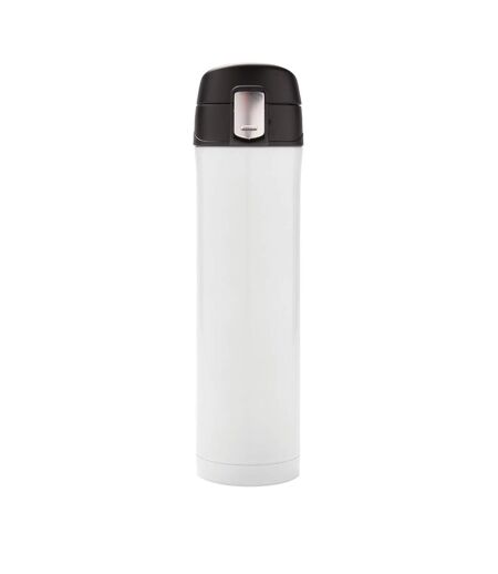 Lockable recycled stainless steel vacuum insulated flask one size white XD Collection