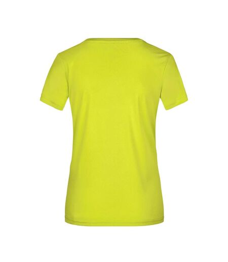 T-shirt Active Femme Jaune Fluo James And Nicholson