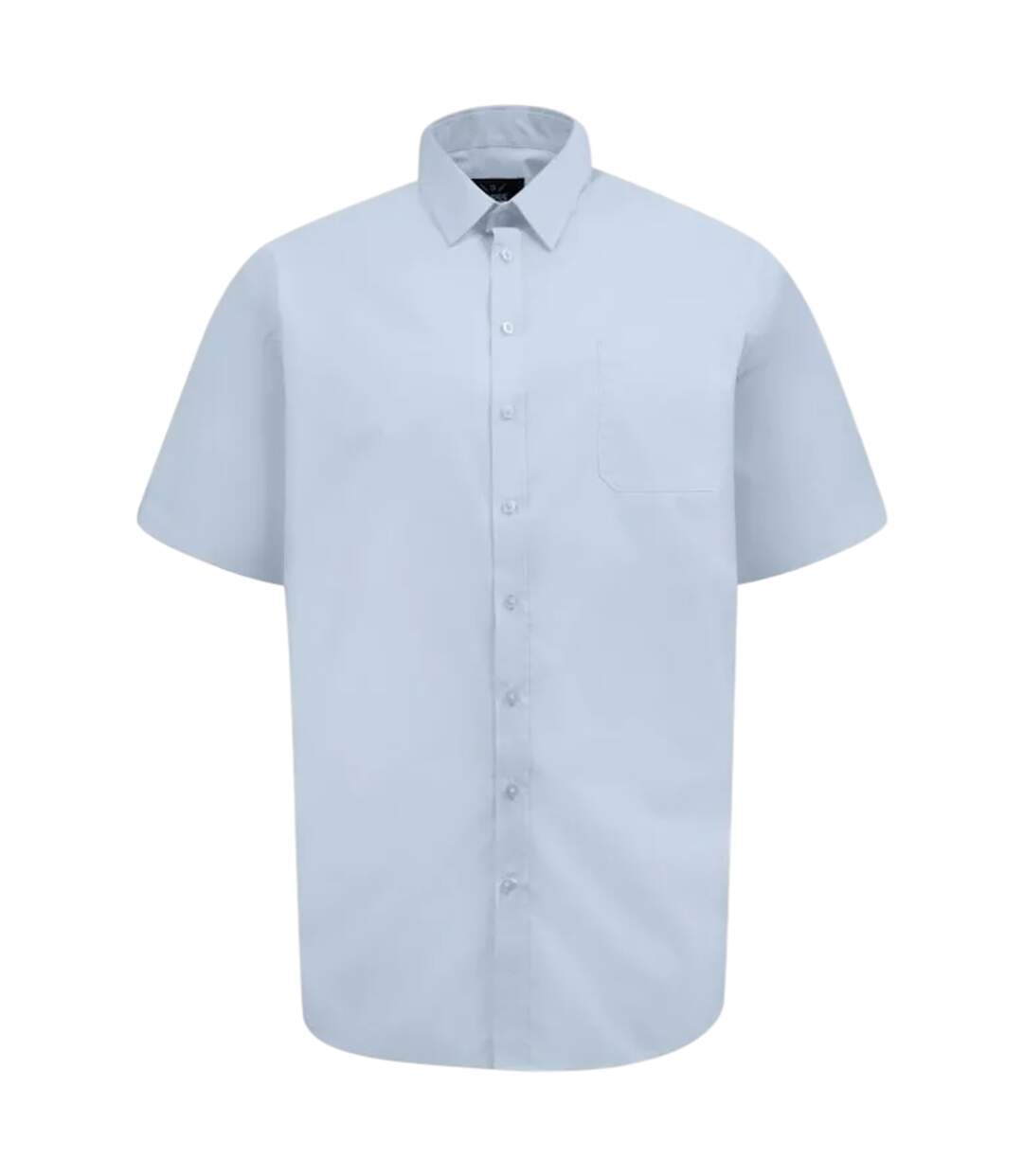 Chemise Manches Courtes Lucas Homme Bleu Ciel Duke-2