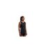 Maillot Sans Manches Motif/style Panneau Contrasté Femme Noir Blanc Nike-1