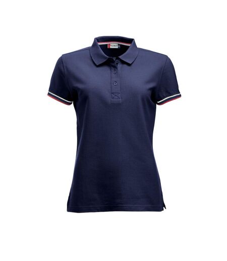 Clique Womens/Ladies Newton Polo Shirt (Dark Navy)