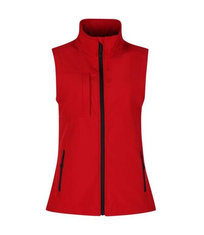 Regatta Womens/Ladies Octagon II 3 Layer Printable Softshell Bodywarmer (Classic Red) - UTRG3566