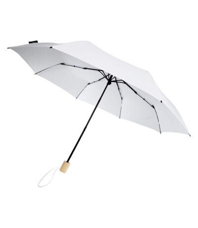 Avenue Birgit Recycled Folding Umbrella (White) (One Size) - UTPF3768