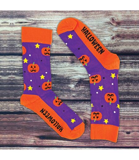 2 Pack Mens Novelty Halloween Coffin Socks in a Box