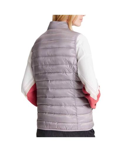 Doudoune sans manche violette femme tbs naelisan