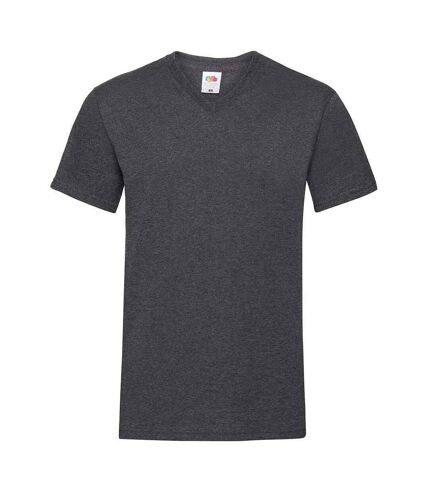 T-shirt valueweight homme gris foncé chiné Fruit of the Loom Fruit of the Loom