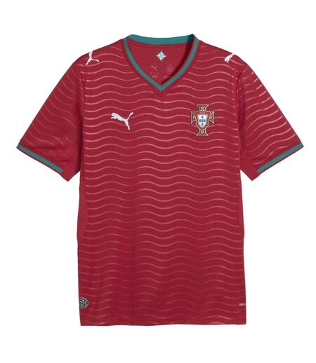 Mens Portugal Fc Home Shirt Red Green Puma