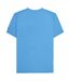 Mens Ss25 Racing Stripe T-shirt Azure Blue Lambretta-3