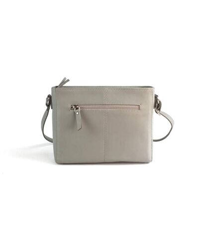 Eastern Counties Leather Autumn Leather Purse (Light Grey) (One Size) - UTEL368