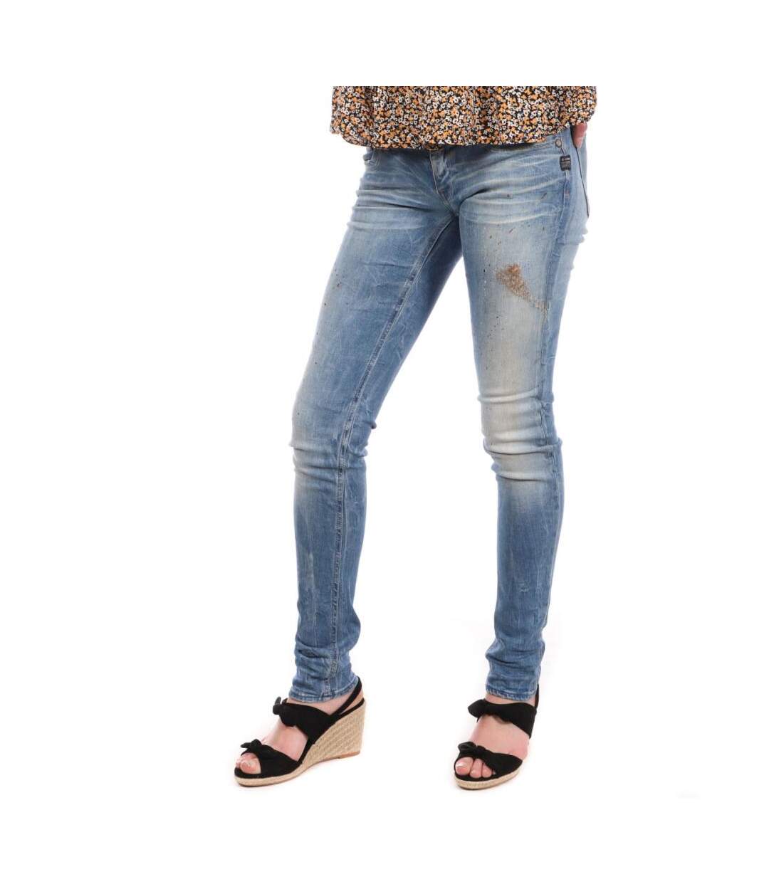 Jean Skinny Bleu clair délavé Femme G-Star Lynn - W24-L32-1