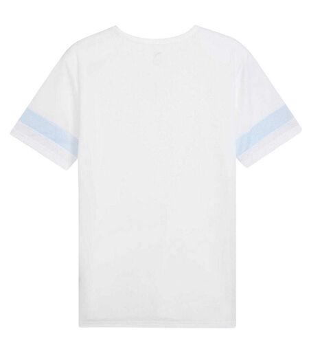 T-shirt Individual Rise Homme Blanc Bleu Puma