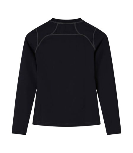 Haut Thermique Manches Longues Femme Noir Blanc Canterbury