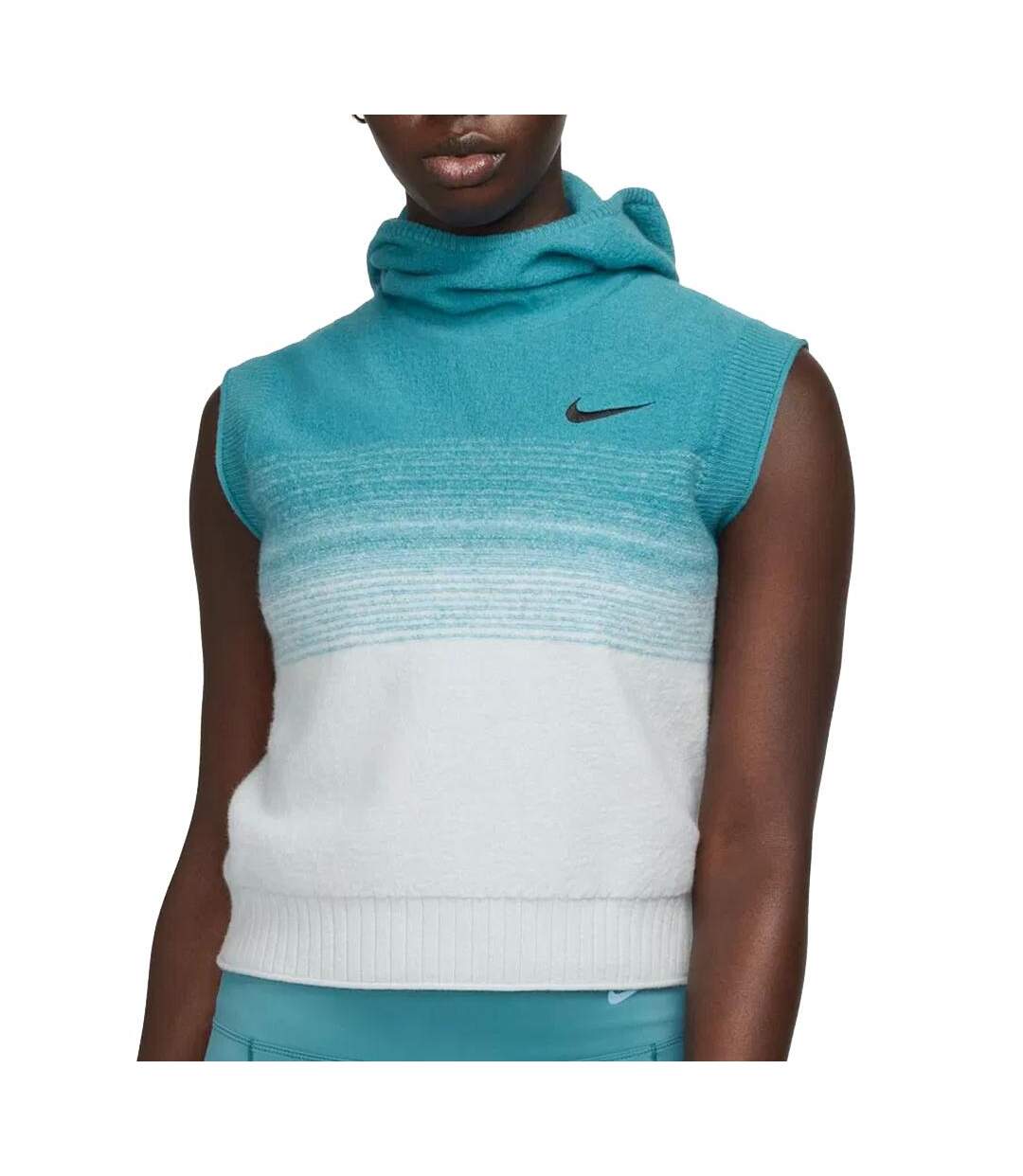 Pull Sans Manche Bleu Femme Nike Vest - L-1