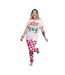 Ensemble De Pyjama Motif Extraterrestres Pizza Planet Femme Blanc Rouge Toy Story-1