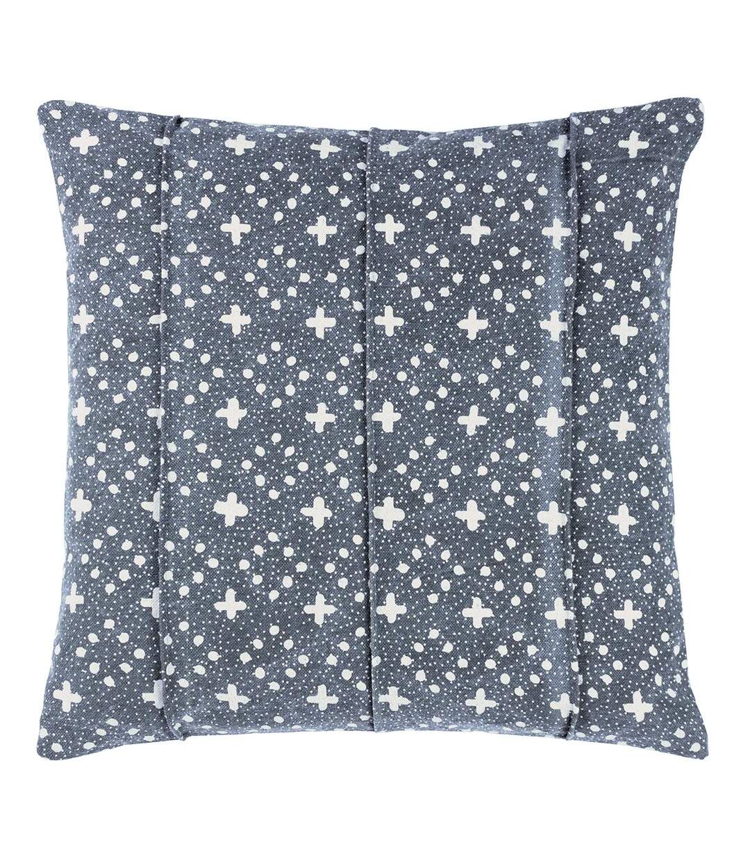 Helm woven organic look woven cushion cover 50cm x 50cm ink Yard-1