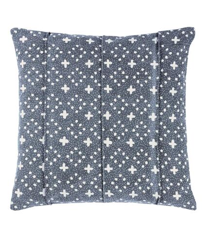 Yard Helm Woven Organic Look Woven Throw Pillow Cover (Ink) (50cm x 50cm) - UTRV3342