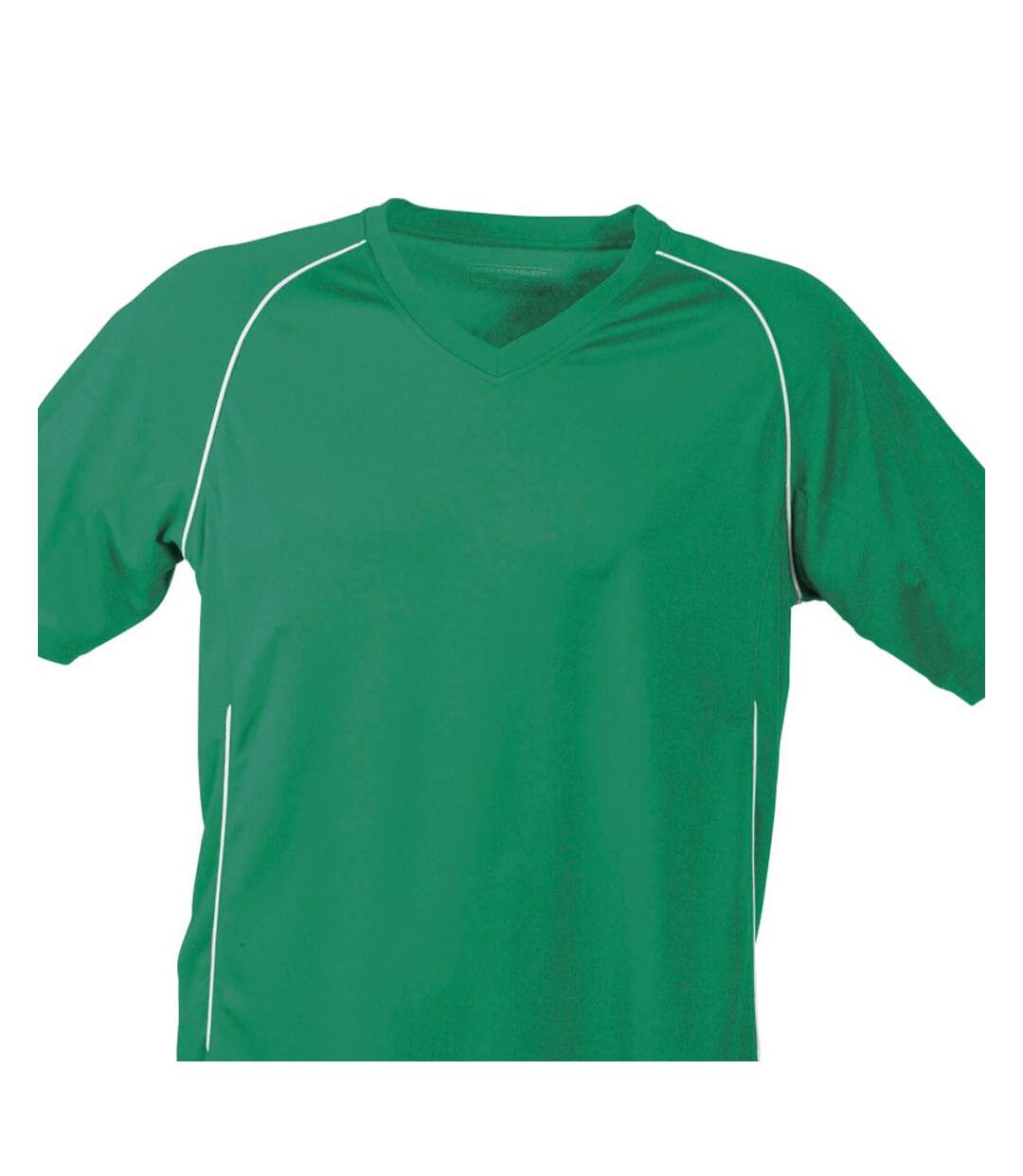 T-shirt Team Adulte Vert Blanc James And Nicholson-2